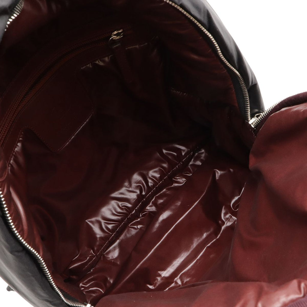 Chanel Coco Cocoon Backpack Quilted Nylon Leather Black — view 7