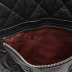 Chanel Coco Cocoon Backpack Quilted Nylon Leather Black — view 9