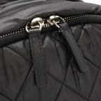Chanel Coco Cocoon Backpack Quilted Nylon Leather Black — view 5