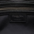 Dior Christian New Rock Cannage Chain Shoulder Bag Leather Black Silver — view 9