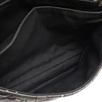Dior Christian New Rock Cannage Chain Shoulder Bag Leather Black Silver — view 7