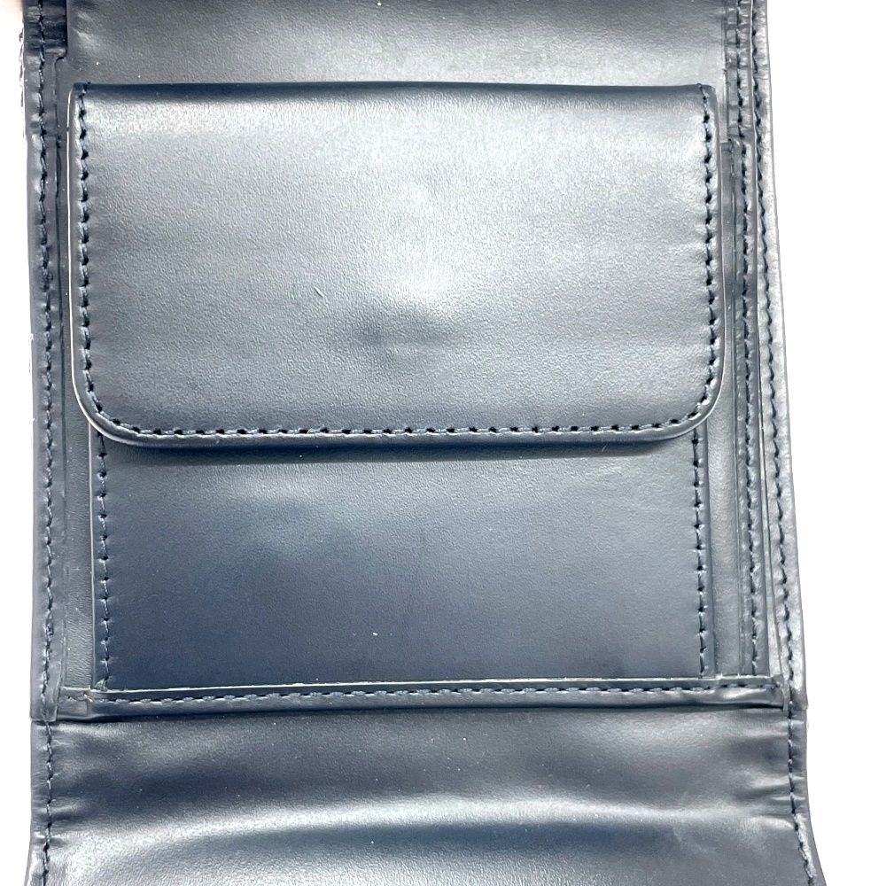 Dior Christian Leather Canvas Trotter Trifold Wallet — view 9