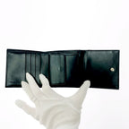 Dior Christian Leather Canvas Trotter Trifold Wallet — view 6
