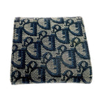 Dior Christian Leather Canvas Trotter Trifold Wallet — view 5