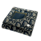 Dior Christian Leather Canvas Trotter Trifold Wallet — view 4