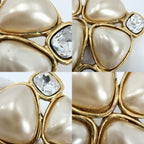 Chanel Brooch CC Logo Coco Rhinestone Faux — view 6
