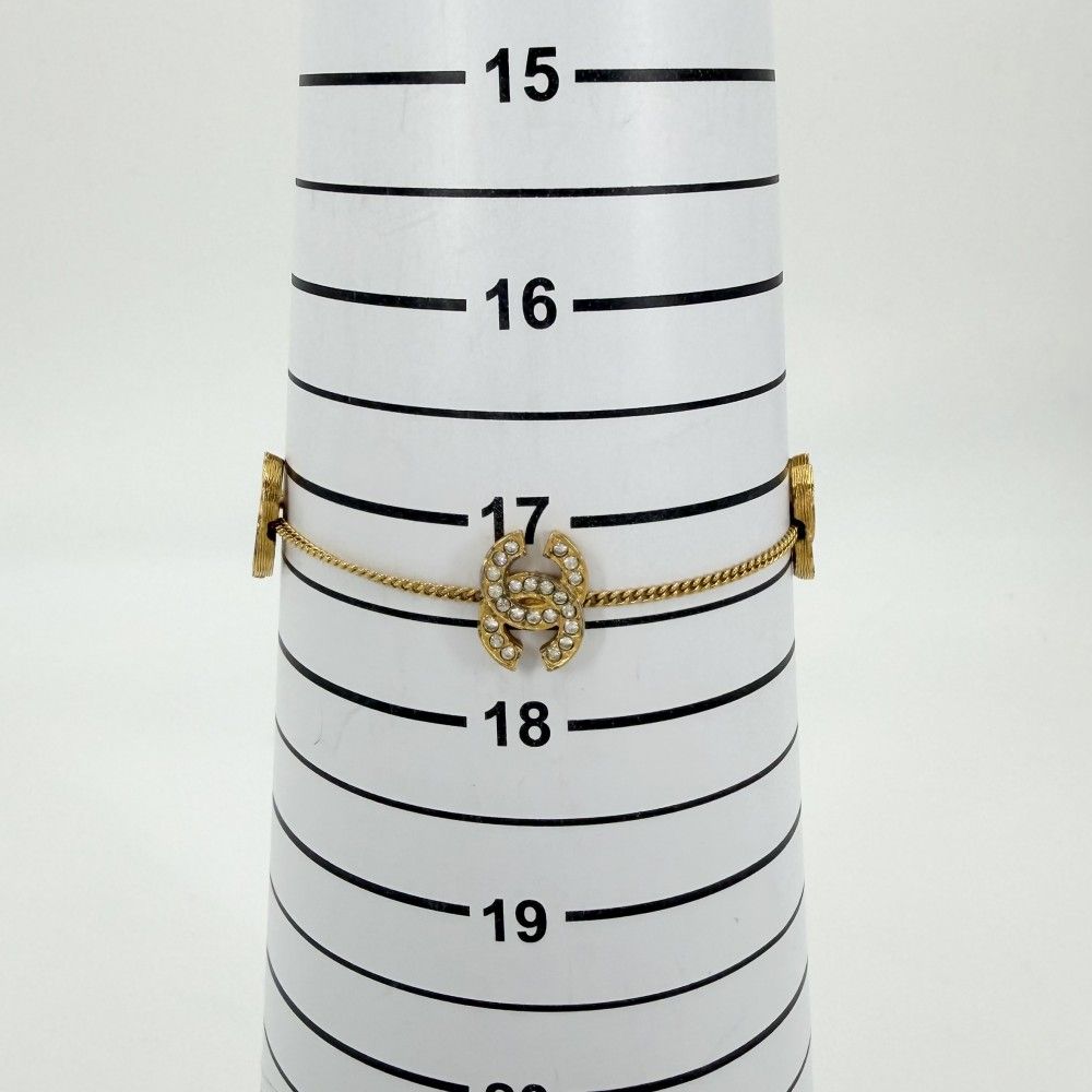 Chanel Bracelet Triple CC Logo Coco Gold — view 4
