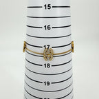 Chanel Bracelet Triple CC Logo Coco Gold — view 4