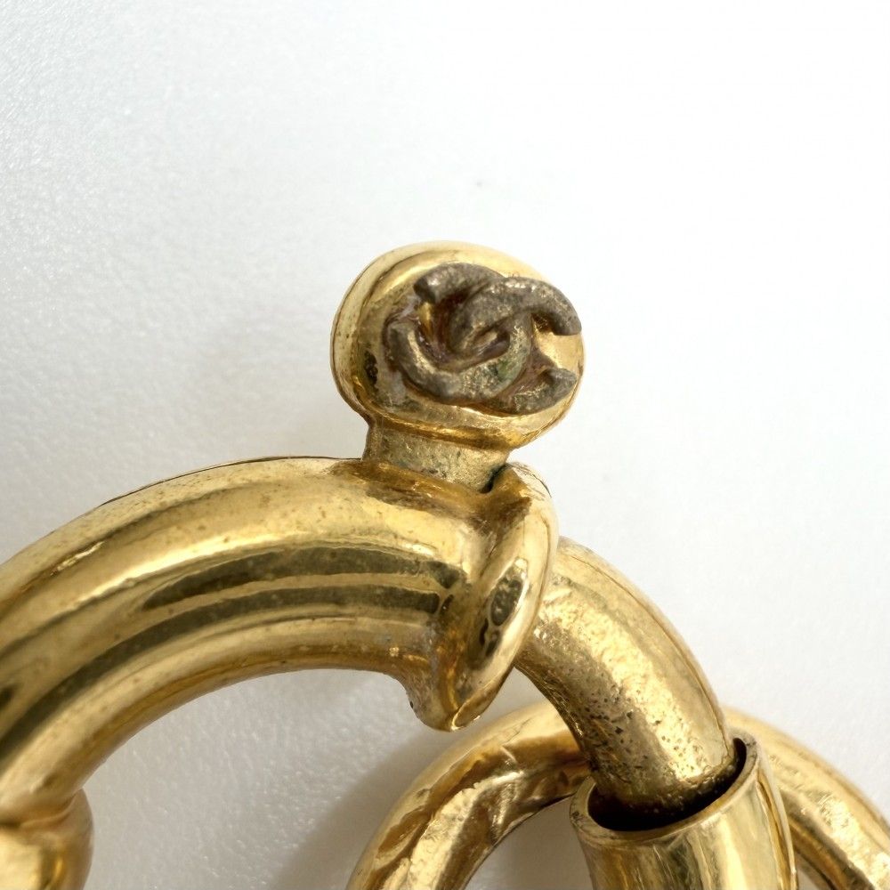 Chanel Necklace Long Round CC Logo Vintage Pendant Accessorie — view 7