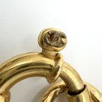 Chanel Necklace Long Round CC Logo Vintage Pendant Accessorie — view 7