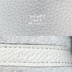 Hermes Handbag Picotin Lock PM Twill Light Blue — view 5
