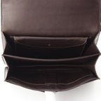 Hermes Fonzbell Croco Gold Shoulder Bag Brown — view 6