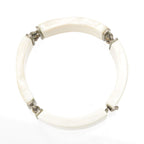 Chanel Plastic Logo Bracelet White — view 5