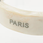 Chanel Plastic Logo Bracelet White — view 7