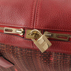 Hermes Victoria 45 Crinoline Buffalo Boston Bag Rouge Ash — view 7