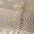 Louis Vuitton Muffler Shawl Silk Wool Monogram Verone Scarf — view 9