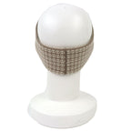 Hermes Giovanna 100% Cashmere Etoupe Ecru Logo Knit Headband Hair — view 5