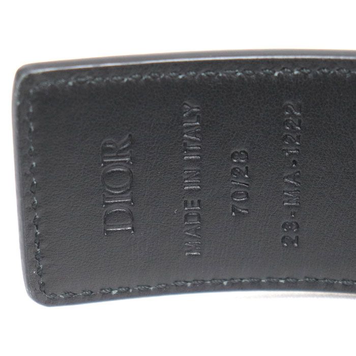 Dior CD Diamond Belt Black 70 28 — view 6