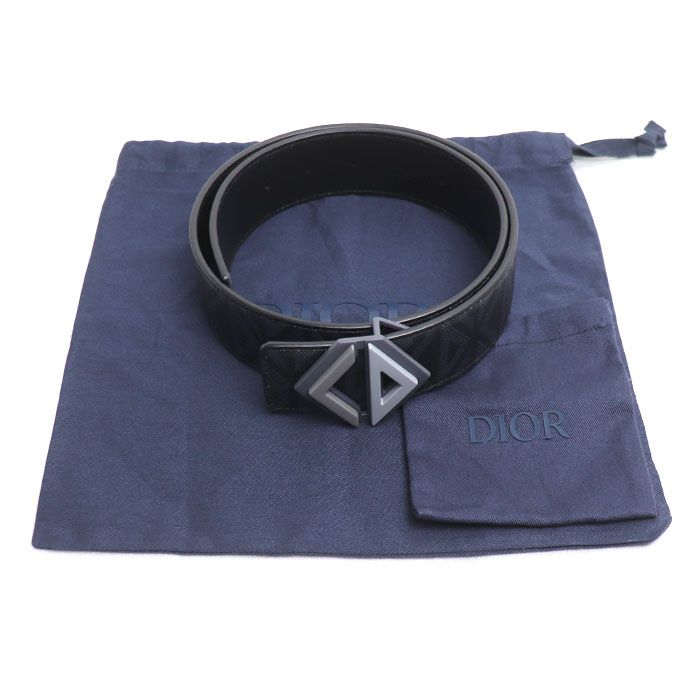 Dior CD Diamond Belt Black 70 28 — view 7