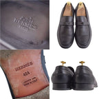 Hermes Loafer Destinee Moccasins Kelly Gold — view 9