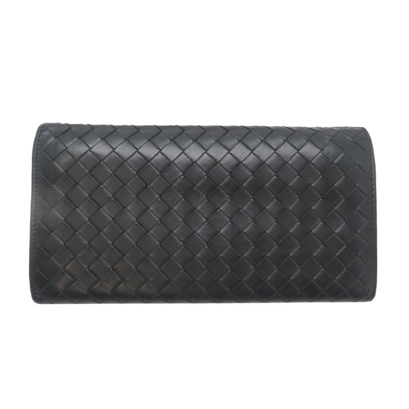 Bottega Veneta Long Wallet Leather Black — view 2