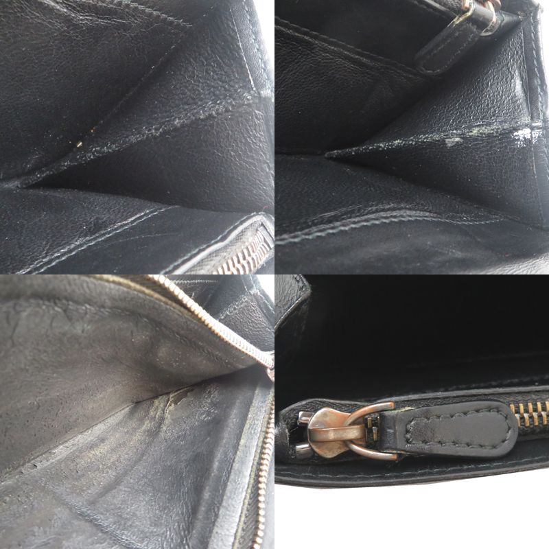 Bottega Veneta Long Wallet Leather Black — view 9