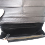 Bottega Veneta Long Wallet Leather Black — view 6
