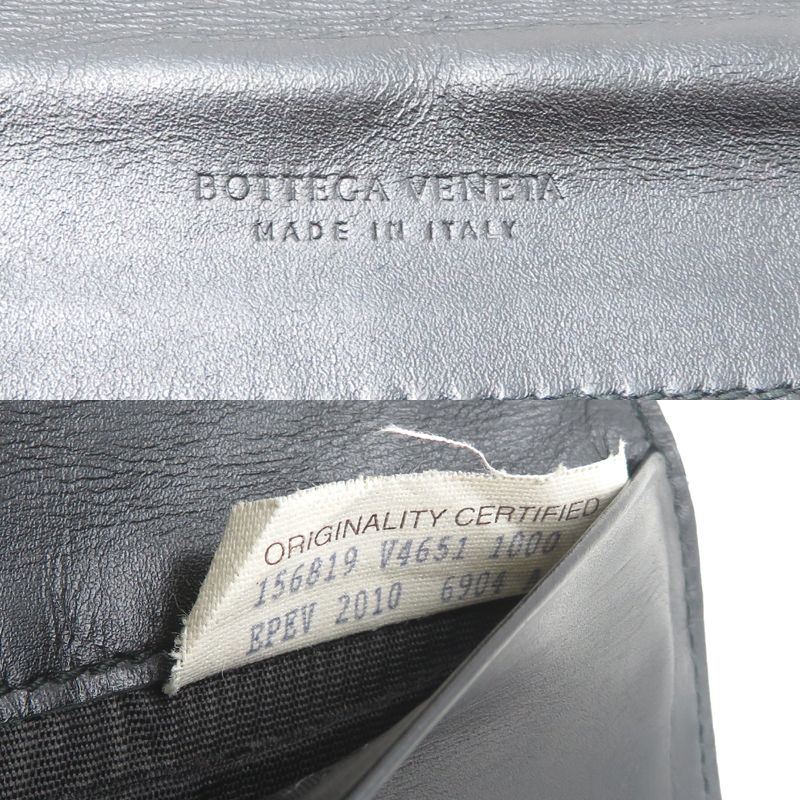 Bottega Veneta Long Wallet Leather Black — view 8
