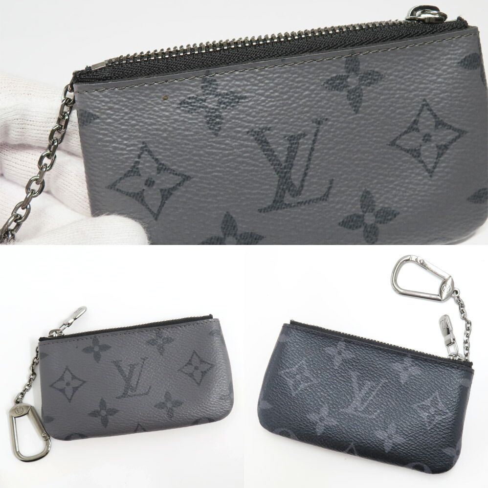 Louis Vuitton Card Key Case Pochette Cles Monogram Eclipse — view 9