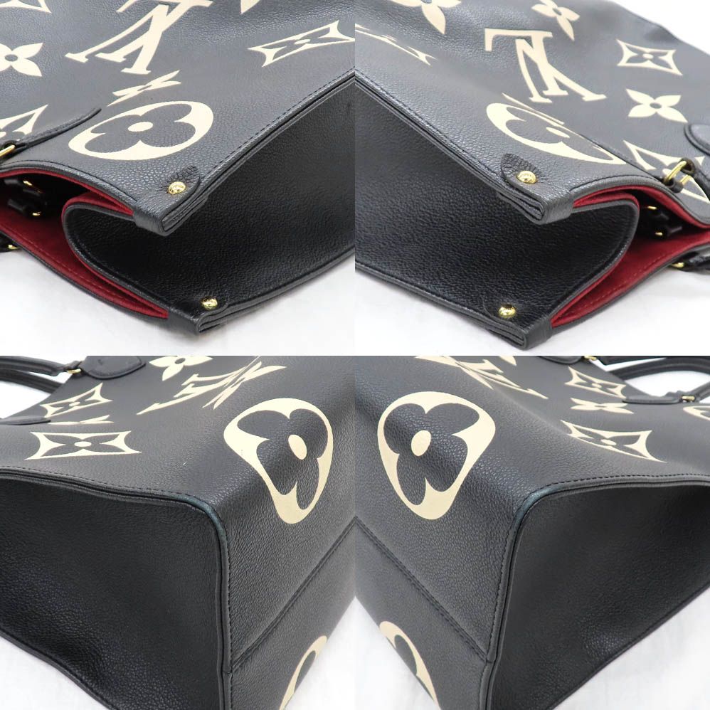 Louis Vuitton On The Go GM Bicolor Monogram Empreinte Tote — view 9