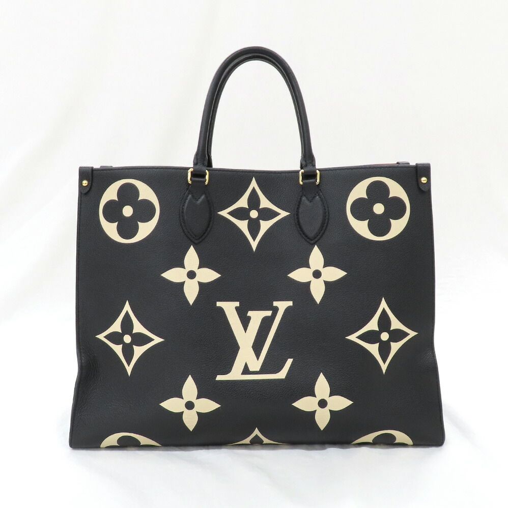 Louis Vuitton On The Go GM Bicolor Monogram Empreinte Tote — view 2