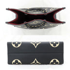 Louis Vuitton On The Go GM Bicolor Monogram Empreinte Tote — view 3