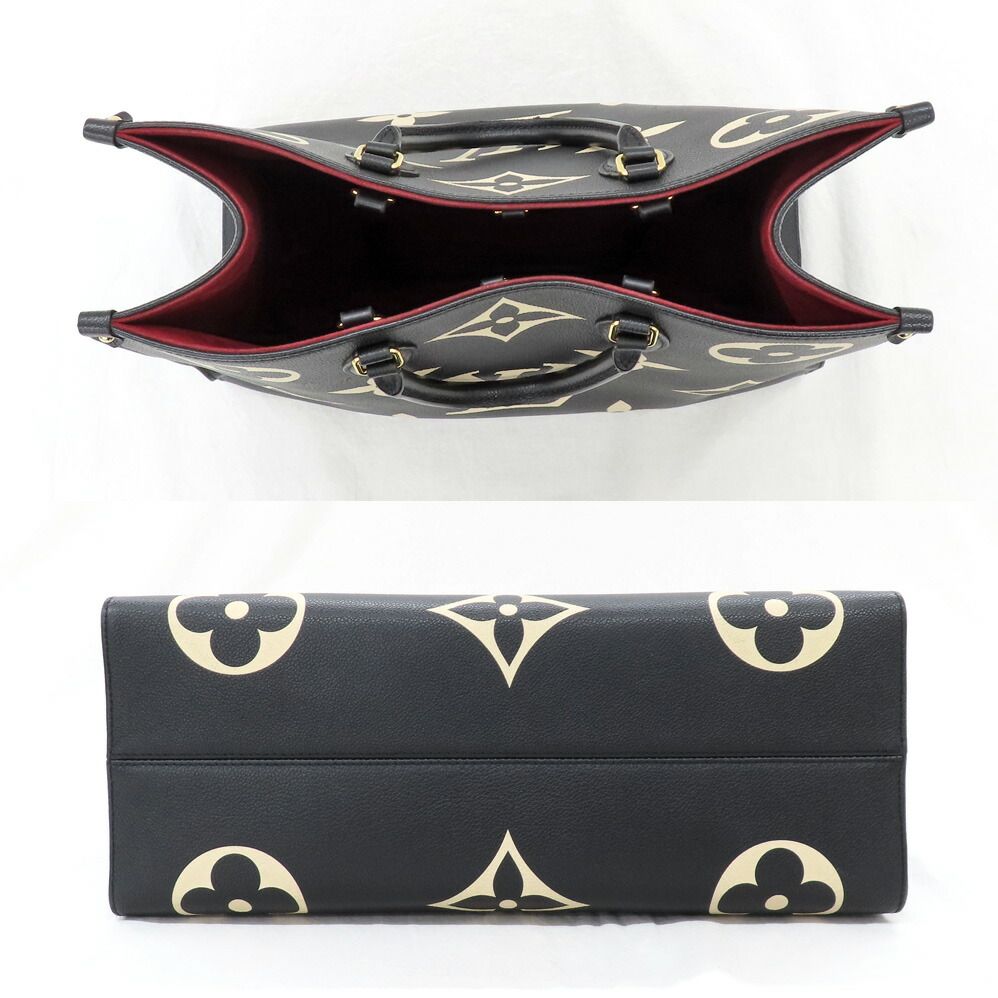 Louis Vuitton On The Go GM Bicolor Monogram Empreinte Tote — view 3