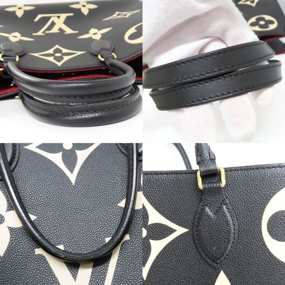 Louis Vuitton On The Go GM Bicolor Monogram Empreinte Tote — view 8
