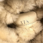 Chanel Moutonboa Boots Brown 37.5 — view 6