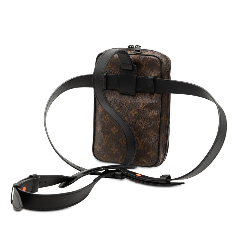 Louis Vuitton Monogram Solar Ray Utility Side Bag Brown Black Leather — view 2