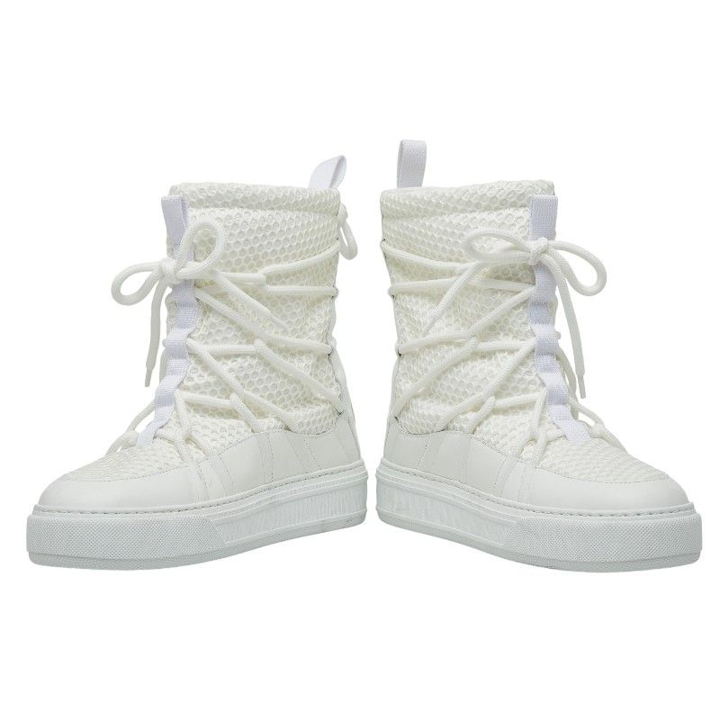 Dior Boots 36 White Leather Fabric — view 3