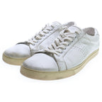 Celine Triomphe Leather Low Cut Sneakers White — view 2