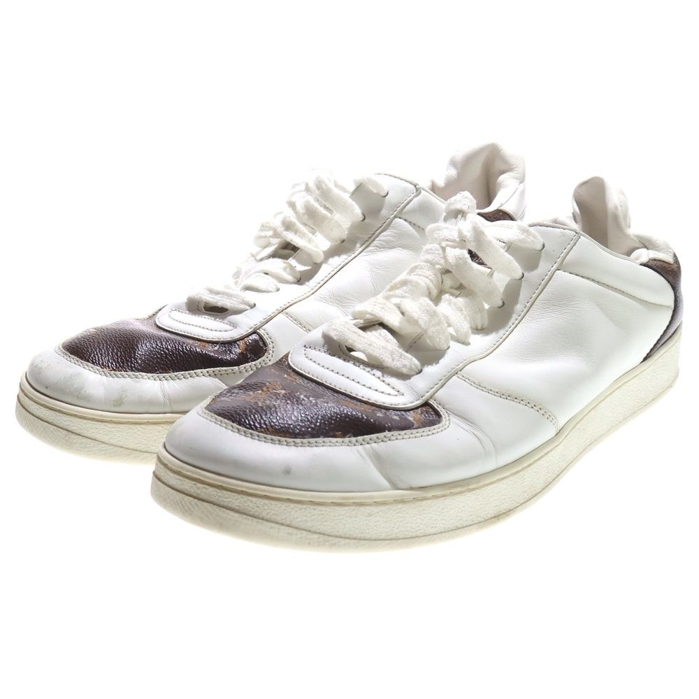 Louis Vuitton Rivoli Line Monogram Leather Lace Up Sneakers — view 2