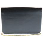 Dior Christian Chain Shoulder Bag Black Leather Vintage — view 2