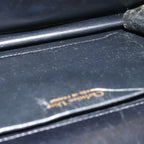 Dior Christian Chain Shoulder Bag Black Leather Vintage — view 4