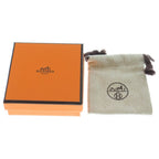 Hermes Fete Voges Earrings Playing Card Motif Buffalo Horn Metal Black — view 6