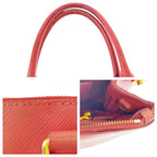 Prada Galleria Saffiano Pink Gold Leather Tote — view 6