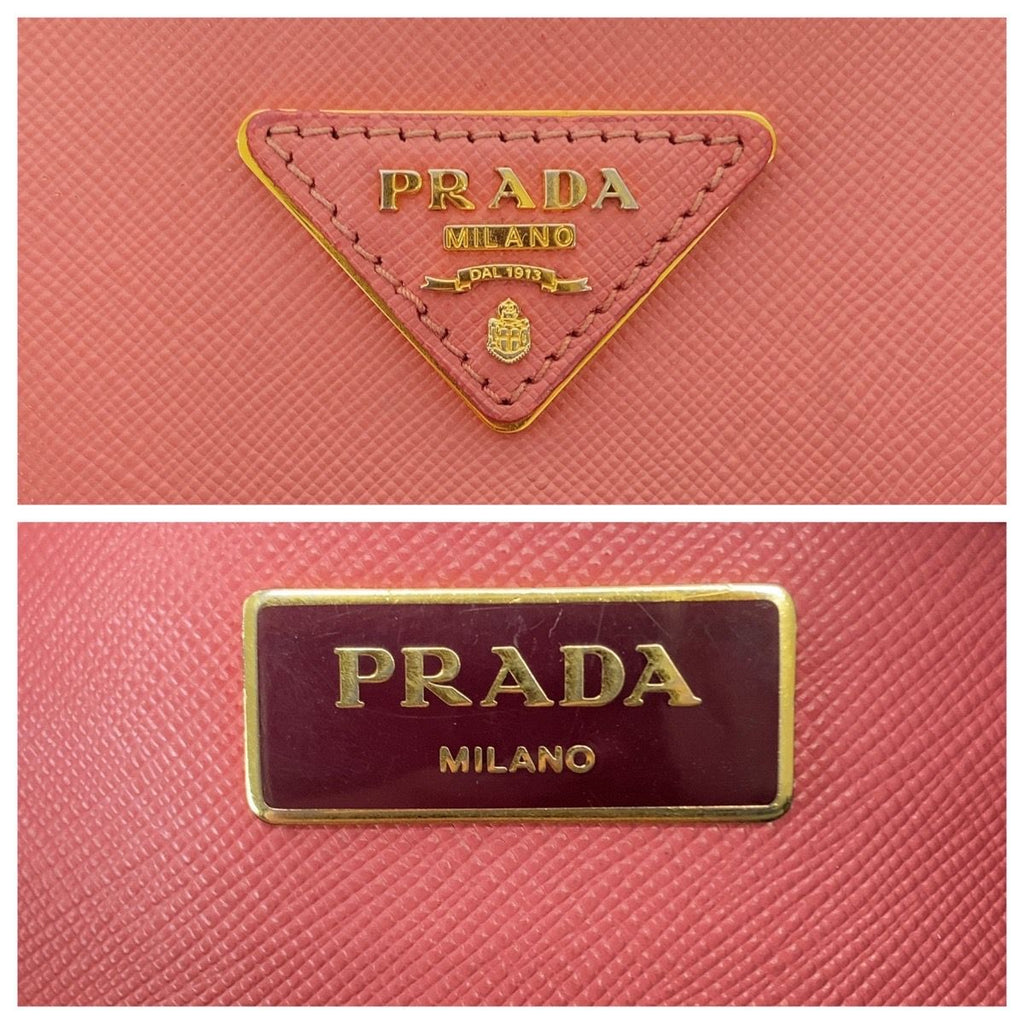 Prada Galleria Saffiano Pink Gold Leather Tote — view 4