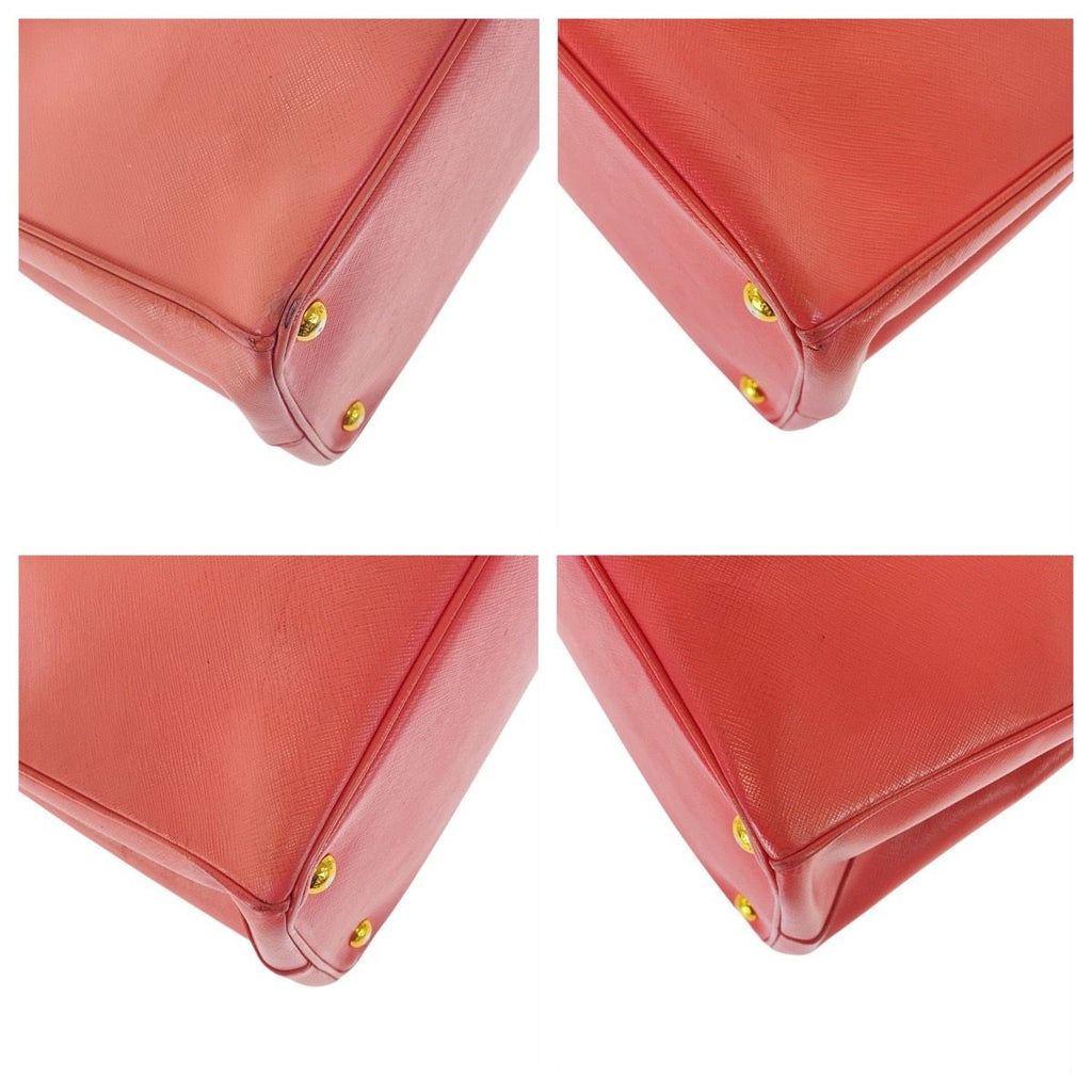 Prada Galleria Saffiano Pink Gold Leather Tote — view 3