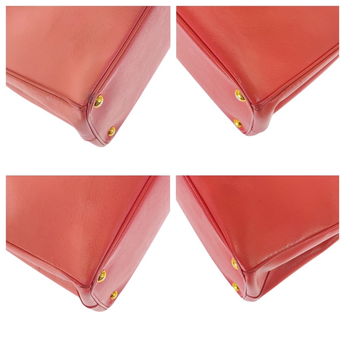 Prada Galleria Saffiano Pink Gold Leather Tote — view 3