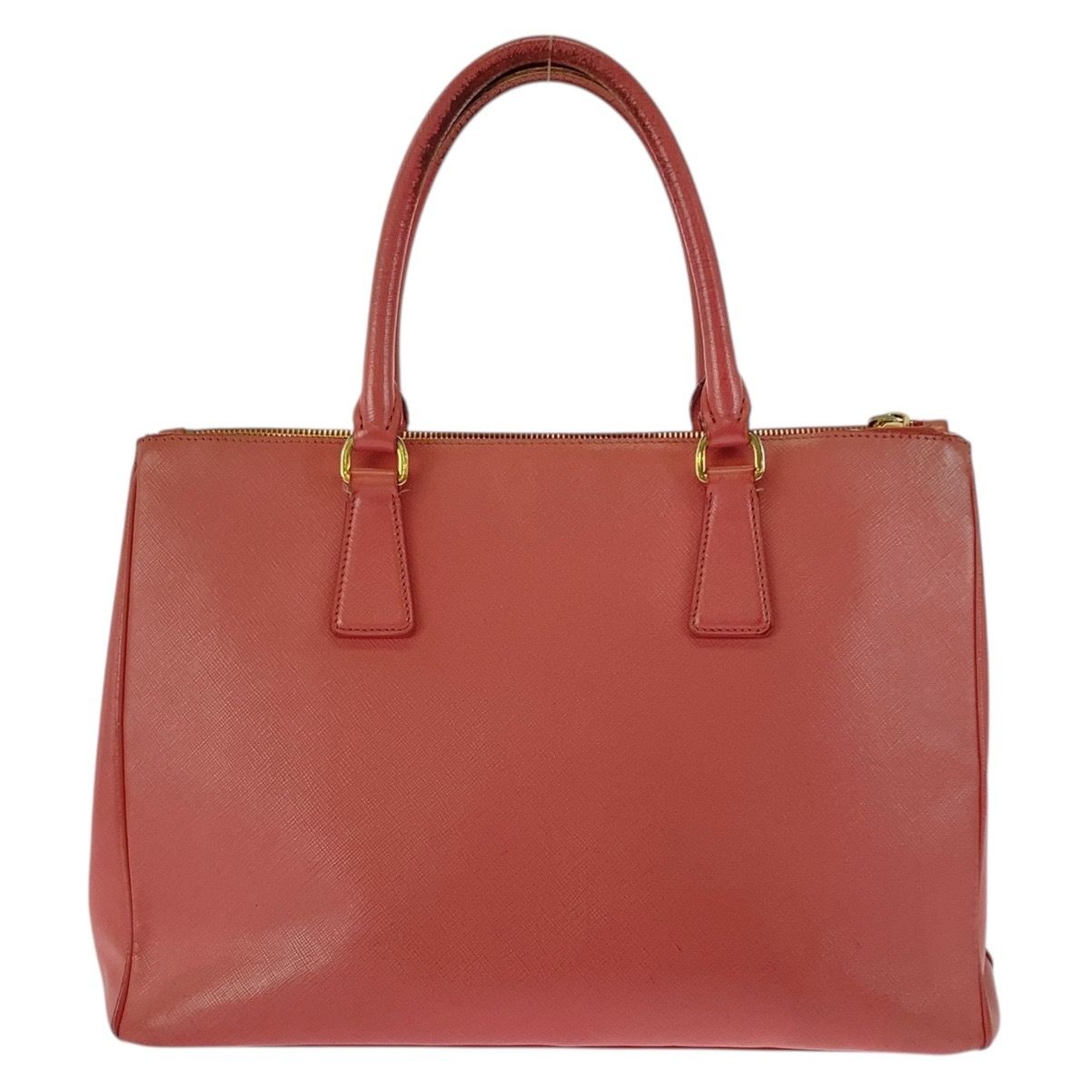 Prada Galleria Saffiano Pink Gold Leather Tote — view 2