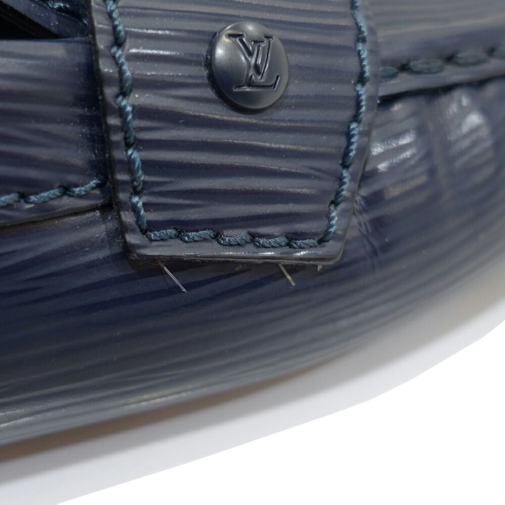 Louis Vuitton Monte Carlo Line Loafers Navy Series Epi Leather Uk9 — view 8