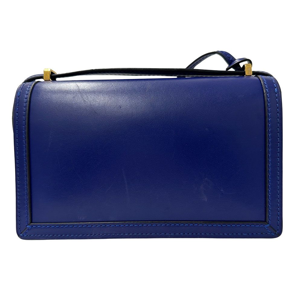 Loewe Shoulder Bag Leather Barcelona Blue — view 2
