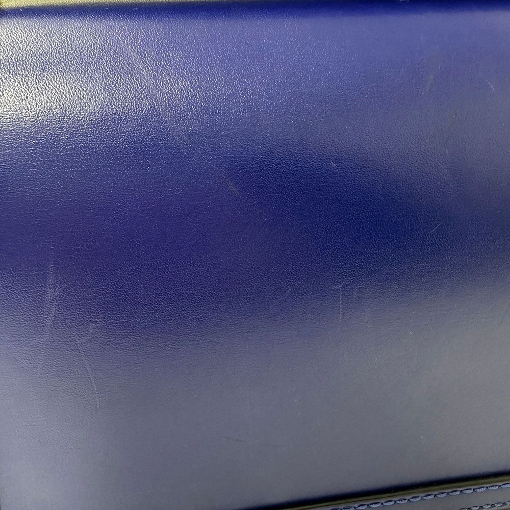 Loewe Shoulder Bag Leather Barcelona Blue — view 7